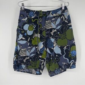 Patagonia Shorts Floral Geometric Men Size 31 Swim Trunks Hiking Board Short